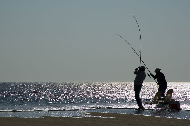saltwater fishing at the Delaware seashore
