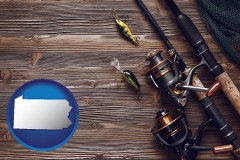 pennsylvania fishing rods and reels